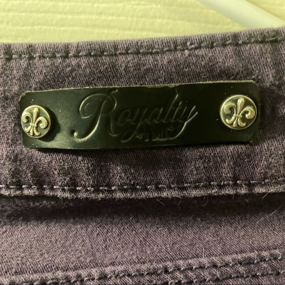 Royalty purple denim jeans